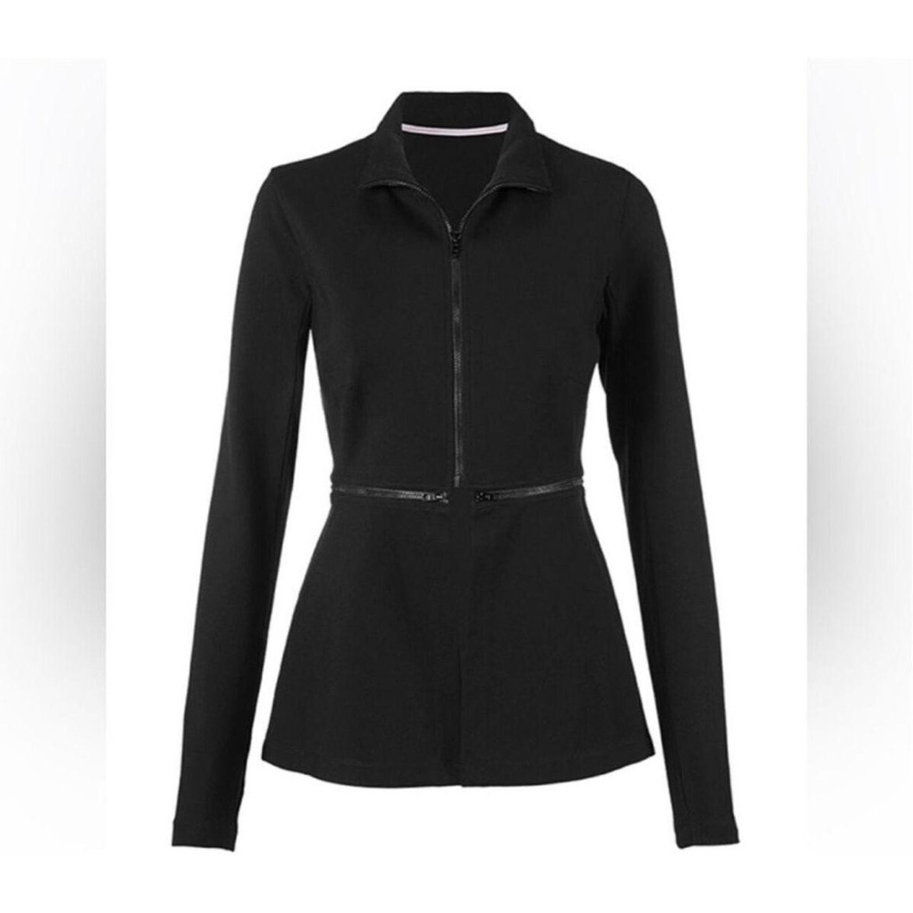 CAbi Black Zip-Up jacket